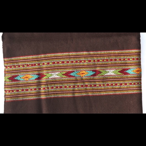 Brown Wollen Scarf and Wrap - Picture 2 of 2